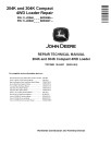John Deere 204K and 304K Compact 4WD Loaders (SN. from B030847) with iT4 Engines Repair Manual (TM12988)