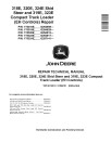 John Deere 319E, 323E Compact Track Loaders, 318E, 320E and 324E Skid Steer Loaders with EH Controls (SN. from G253889) Repair Manual (TM13013X19)