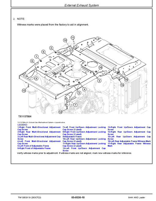 John Deere 644K (SN. from F658218) 4WD Loaders Repair Manual (TM13053X19) John Deere 644K (SN. from F658218) 4WD Loaders Repair Manual (TM13053X19)