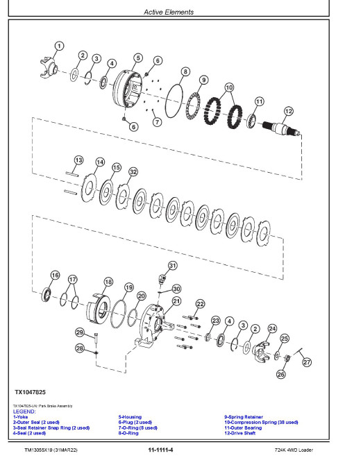 John Deere 724K (SN. from F658297) 4WD Loaders Repair Manual (TM13055X19) John Deere 724K (SN. from F658297) 4WD Loaders Repair Manual (TM13055X19)