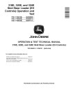 John Deere 318E, 320E and 324E Skid Steer Loaders with EH Controls (SN. from G253889) Operation and Test Manual (TM13085X19)