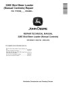 John Deere 326E Skid Steer Loaders with Manual Controls (SN. from G254998) Repair Manual (TM13092X19)