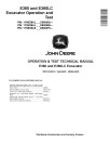 John Deere E360 and E360LC Crawler Excavators (SN. from C600002, D600069) Operation and Test Manual (TM13104X19)
