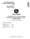 John Deere 643L (SN: F666898-690814) Wheeled Feller Bunchers Operation and Test Manual (TM13125X19)