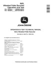 John Deere 643L Wheeled Feller Bunchers Operation and Test Manual (TM13129X19)
