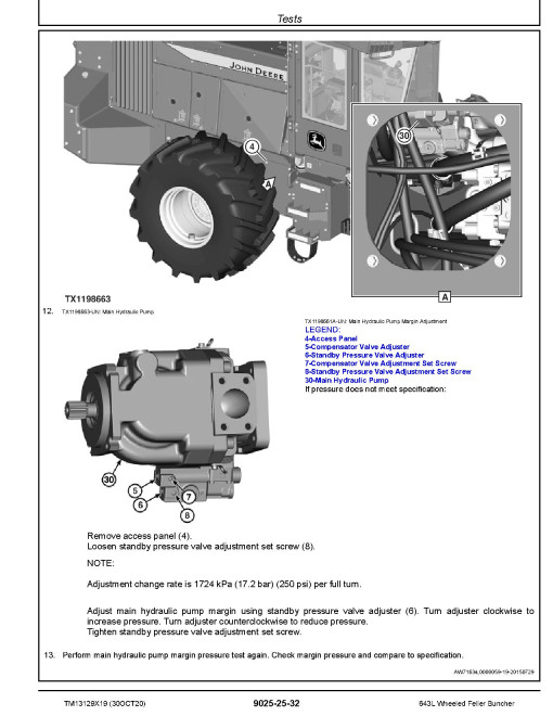 John Deere 643L Wheeled Feller Bunchers Operation and Test Manual (TM13129X19) John Deere 643L Wheeled Feller Bunchers Operation and Test Manual (TM13129X19)