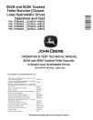 John Deere 803M and 853M (Closed Loop Hydrostatic Drive) Tracked Feller Bunchers Operation and Test Manual (TM13148X19)