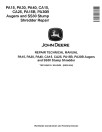 John Deere CA15, CA25, PA15, PA15B, PA30, PA30B, PA40 Augers and SS30 Stump Shredders Repair Manual (TM13164X19)