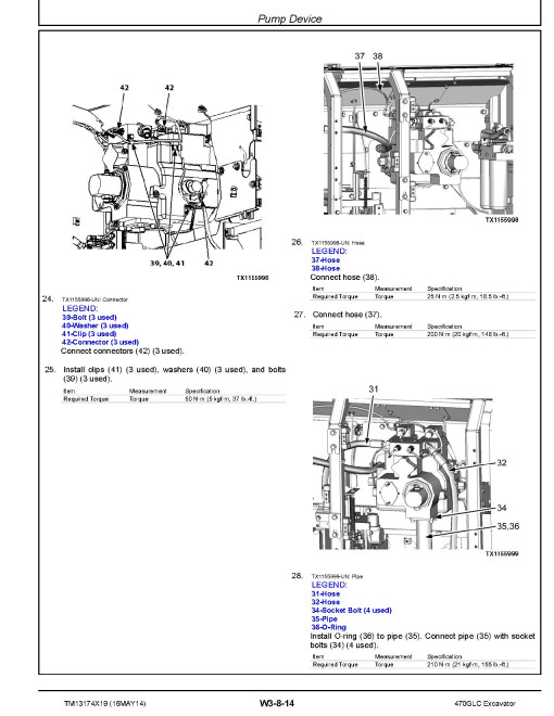 John Deere 470GLC (SN. from C047001) Crawler Excavators Repair Manual (TM13174X19) John Deere 470GLC (SN. from C047001) Crawler Excavators Repair Manual (TM13174X19)