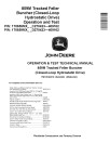 John Deere 859M (Closed Loop Hydrostatic Drive) Tracked Feller Bunchers Operation and Test Manual (TM13182X19)