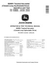 John Deere 859MH (Closed Loop Hydrostatic Drive) Tracked Harvesters Operation and Test Manual (TM13184X19)