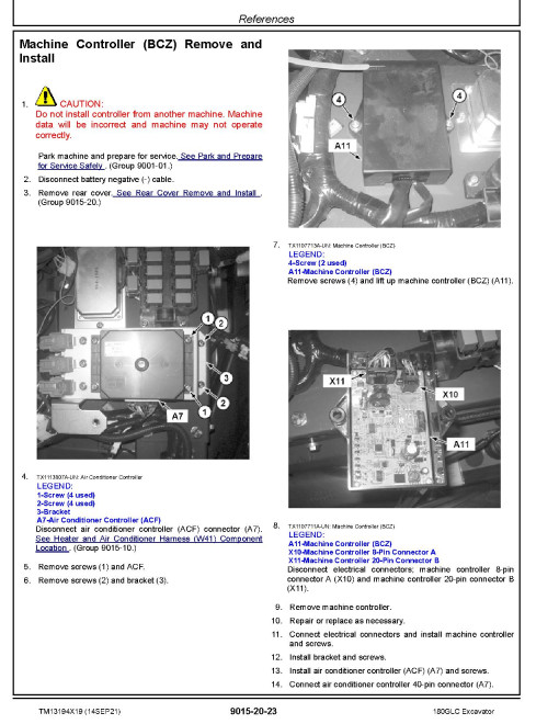 John Deere 180GLC (SN. from D020001) Crawler Excavators Operation and Test Manual (TM13194X19) John Deere 180GLC (SN. from D020001) Crawler Excavators Operation and Test Manual (TM13194X19)
