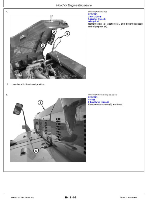 John Deere 380GLC (SN. from F900006) Crawler Excavators Repair Manual (TM13205X19) John Deere 380GLC (SN. from F900006) Crawler Excavators Repair Manual (TM13205X19)