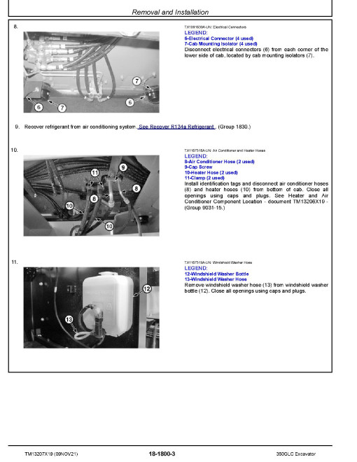 John Deere 350GLC (SN. from F809192) Crawler Excavators Repair Manual (TM13207X19) John Deere 350GLC (SN. from F809192) Crawler Excavators Repair Manual (TM13207X19)