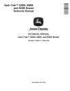 John Deere QuikTrak 636M, 648M and 652M Stand-On Mowers Technical Manual (TM132319)