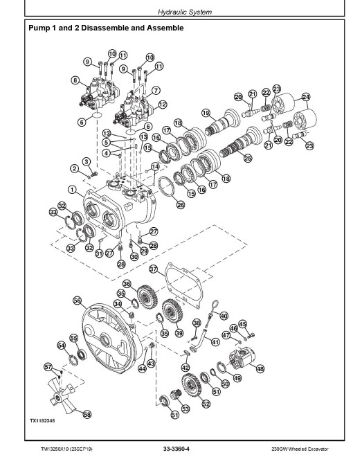 John Deere 230GW (SN. from E061001) Wheeled Excavators Repair Manual (TM13250X19) John Deere 230GW (SN. from E061001) Wheeled Excavators Repair Manual (TM13250X19)