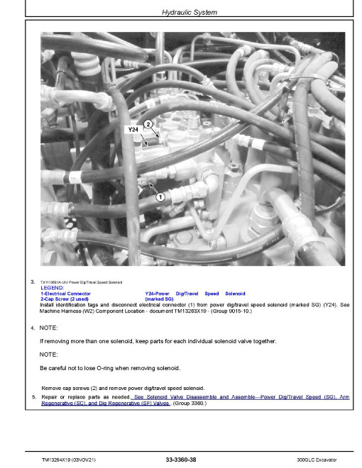 John Deere 300GLC (SN. from F710002) Crawler Excavators Repair Manual (TM13264X19) John Deere 300GLC (SN. from F710002) Crawler Excavators Repair Manual (TM13264X19)
