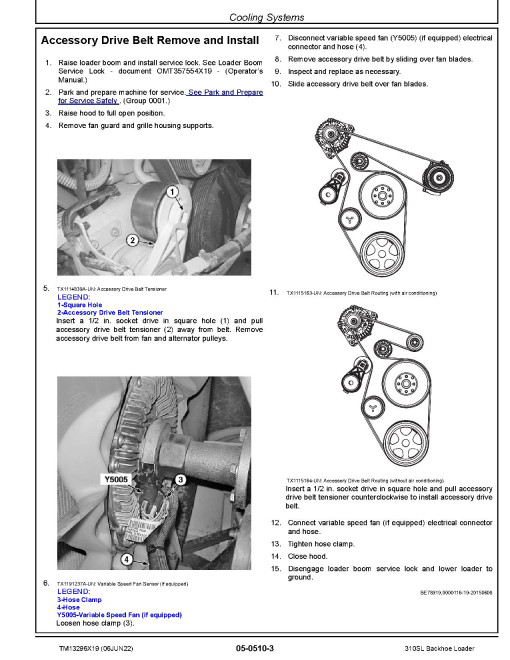 John Deere 310SL Side Shift Backhoe Loaders (SN: C273920-390995, D273920-390995) Repair Manual (TM13296X19) John Deere 310SL Side Shift Backhoe Loaders (SN: C273920-390995, D273920-390995) Repair Manual (TM13296X19)