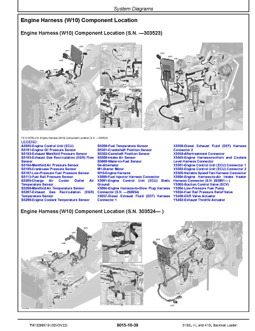 John Deere 410L Backhoe Loaders and 310SL HL Side Shift Backhoe Loaders (SN: F273920-390995) Operation and Test Manual (TM13299X19) John Deere 410L Backhoe Loaders and 310SL HL Side Shift Backhoe Loaders (SN: F273920-390995) Operation and Test Manual (TM13299X19)
