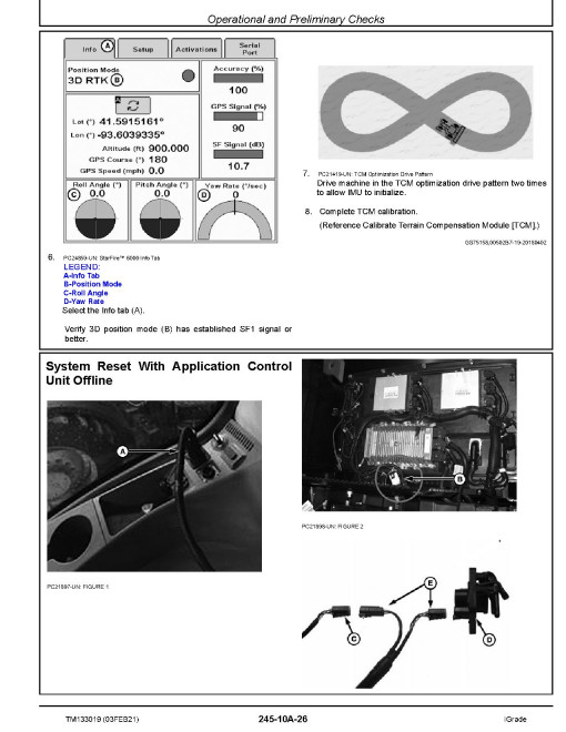 John Deere iGrade (PIN: PCXL01A100000-149999; PCXL01B100000-149999) Technical Manual (TM133019)