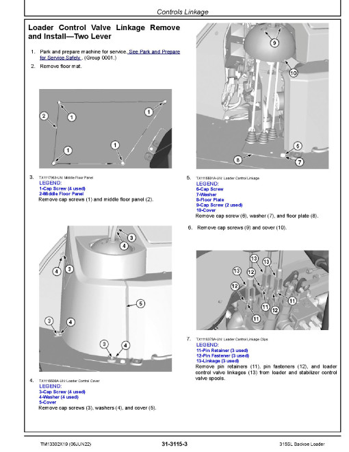 John Deere 315SL Side Shift Backhoe Loaders (SN: C273920-390995, D273920-390995) Repair Manual (TM13302X19) John Deere 315SL Side Shift Backhoe Loaders (SN: C273920-390995, D273920-390995) Repair Manual (TM13302X19)