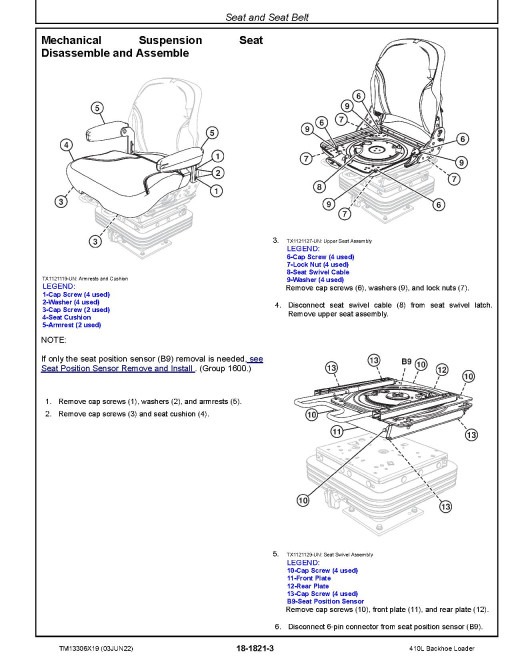 John Deere 410L Backhoe Loaders (SN: C273920-390995, D273920-390995) Repair Manual (TM13306X19) John Deere 410L Backhoe Loaders (SN: C273920-390995, D273920-390995) Repair Manual (TM13306X19)