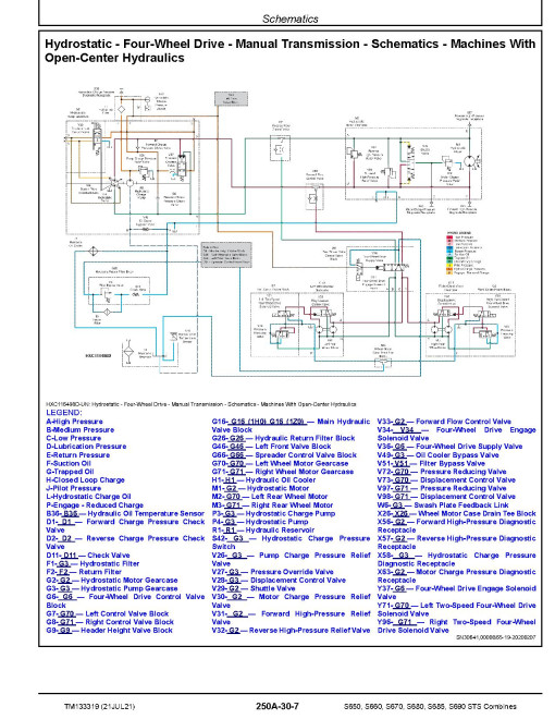 John Deere S650, S660, S670, S680, S685 and S690 STS MY2016-2017 Combines (SN: 785001-) Diagnostic Manual (TM133319) John Deere S650, S660, S670, S680, S685 and S690 STS MY2016-2017 Combines (SN: 785001-) Diagnostic Manual (TM133319)