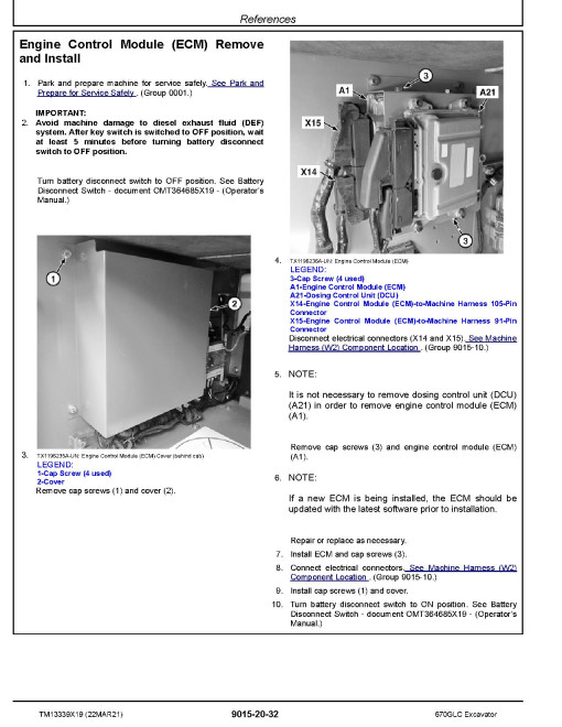 John Deere 670GLC (SN. from F690001) Crawler Excavators Operation and Test Manual (TM13339X19) John Deere 670GLC (SN. from F690001) Crawler Excavators Operation and Test Manual (TM13339X19)