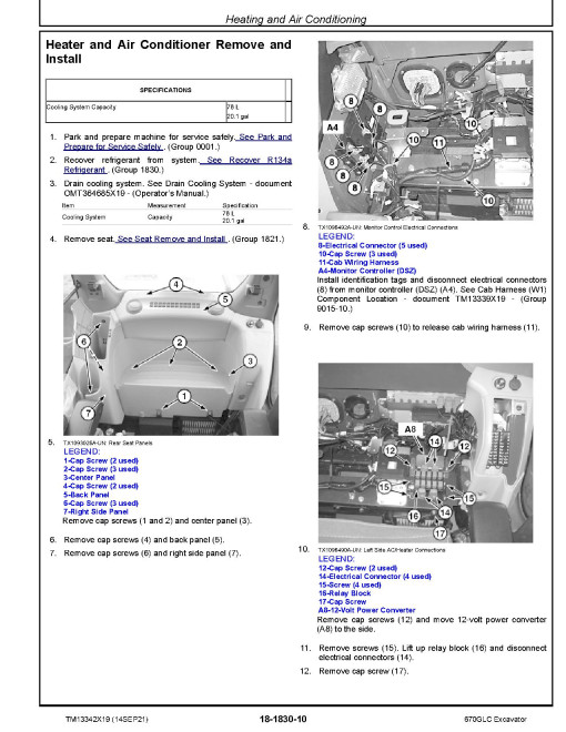 John Deere 670GLC (SN. from F690001) Crawler Excavators Repair Manual (TM13342X19) John Deere 670GLC (SN. from F690001) Crawler Excavators Repair Manual (TM13342X19)