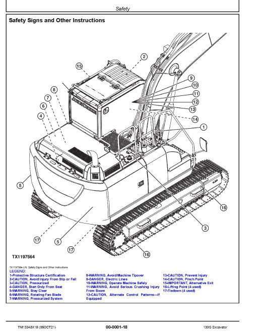 John Deere 130G (SN. from F040608) Crawler Excavators Repair Manual (TM13348X19) John Deere 130G (SN. from F040608) Crawler Excavators Repair Manual (TM13348X19)