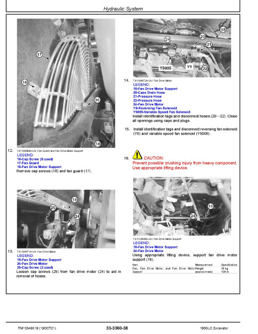 John Deere 160GLC (SN. from F055671) Crawler Excavators Repair Manual (TM13349X19) John Deere 160GLC (SN. from F055671) Crawler Excavators Repair Manual (TM13349X19)