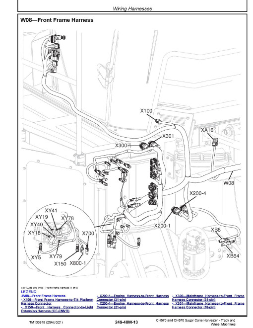 John Deere CH570 and CH670 Sugar Cane Harvesters with Final Tier 4 Engine Diagnostic Manual (TM133919) John Deere CH570 and CH670 Sugar Cane Harvesters with Final Tier 4 Engine Diagnostic Manual (TM133919)
