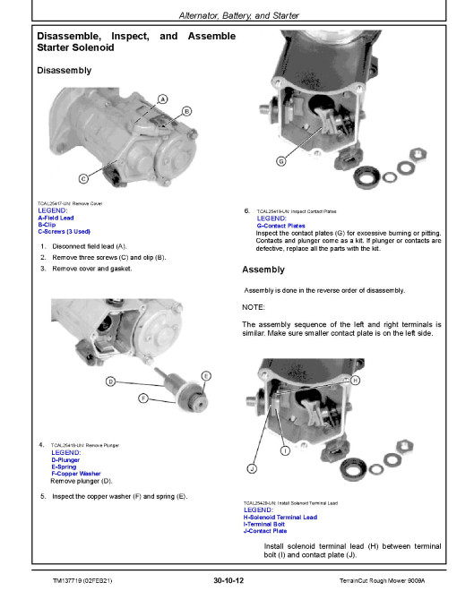 John Deere TerrainCut 9009A Rough Mowers (SN. from 010001) Technical Manual (TM137719) John Deere TerrainCut 9009A Rough Mowers (SN. from 010001) Technical Manual (TM137719)