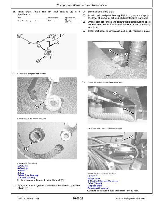 John Deere W155 Self-Propelled Windrowers Technical Manual (TM137819) John Deere W155 Self-Propelled Windrowers Technical Manual (TM137819)