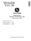 John Deere 312GR and 314G Skid Steer Loaders (SN. from G298752) Repair Manual (TM13859X19)