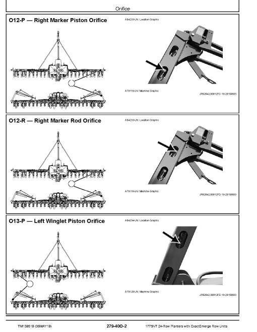 John Deere 1775NT 24 Row Planters with ExactEmerge Row Units (SN: 760101-770109) Diagnostic Manual (TM139519) John Deere 1775NT 24 Row Planters with ExactEmerge Row Units (SN: 760101-770109) Diagnostic Manual (TM139519)