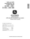John Deere 337E and 437E Knuckleboom Log Loaders Repair Manual (TM13993X19)