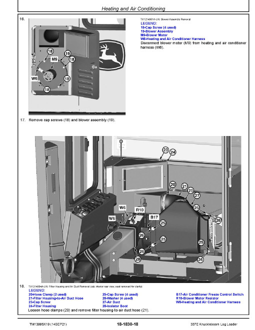 John Deere 337E (SN: C291461-428989) Knuckleboom Log Loaders Repair Manual (TM13995X19) John Deere 337E (SN: C291461-428989) Knuckleboom Log Loaders Repair Manual (TM13995X19)