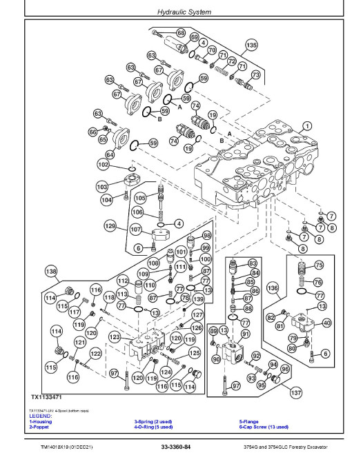 John Deere 3754G and 3754GLC Forestry Excavators Repair Manual (TM14018X19) John Deere 3754G and 3754GLC Forestry Excavators Repair Manual (TM14018X19)