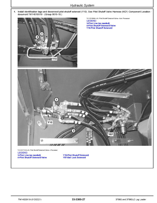 John Deere 3756G and 3756GLC Log Loaders (SN. from D376001) Repair Manual (TM14020X19) John Deere 3756G and 3756GLC Log Loaders (SN. from D376001) Repair Manual (TM14020X19)