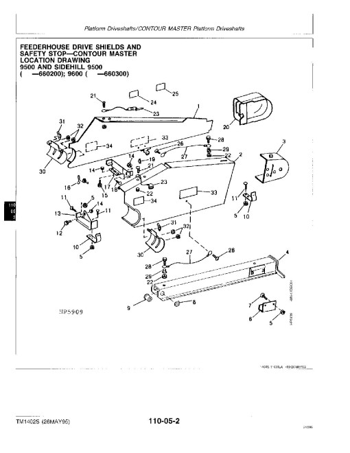John Deere 9400, 9500, 9501, 9600, SideHill 9500 and 9600 Combines Diagnostic Manual and Supplement (TM1402) John Deere 9400, 9500, 9501, 9600, SideHill 9500 and 9600 Combines Diagnostic Manual and Supplement (TM1402)