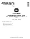 John Deere 450G, 550G, 650G Crawler Dozers, 455G and 555G Crawler Loaders Operation and Test Manual (TM1403)