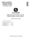 John Deere 2654G and 2654GLC Forestry Excavators (SN. from F260001) Operation and Test Manual (TM14033X19)