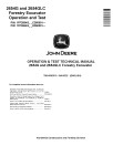 John Deere 2654G (SN from C260001, D260001) Forestry Excavators Operation and Test Manual (TM14035X19)
