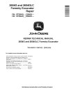 John Deere 2654G and 2654GLC Forestry Excavators (SN. from C260001, D260001) Repair Manual (TM14036X19)