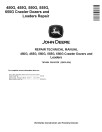 John Deere 450G, 550G, 650G Crawler Dozers, 455G and 555G Crawler Loaders Repair Manual (TM1404)