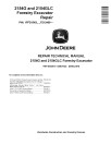 John Deere 2154G and 2154GLC Forestry Excavators (SN. from F212400) Repair Manual (TM14042X19)