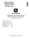 John Deere 2154G and 2154GLC Forestry Excavators (SN. from C212001, D212001) Operation and Test Manual (TM14043X19)
