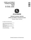 John Deere 2154G and 2154GLC Forestry Excavators (SN. from C212001, D212001) Repair Manual (TM14044X19)