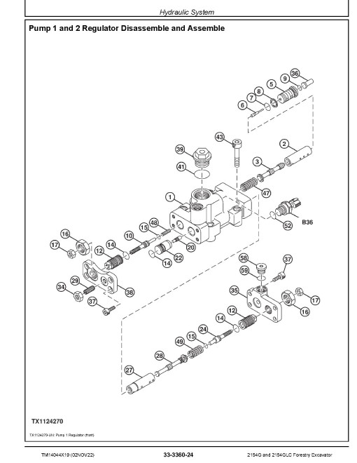 John Deere 2154G and 2154GLC Forestry Excavators (SN. from C212001, D212001) Repair Manual (TM14044X19) John Deere 2154G and 2154GLC Forestry Excavators (SN. from C212001, D212001) Repair Manual (TM14044X19)